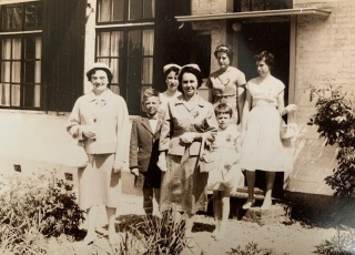 Familiefoto uit circa 1960